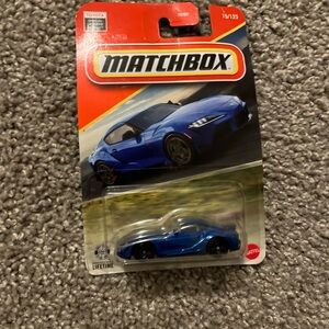 Matchbox Blue Toyota Supra Sports Car Toy